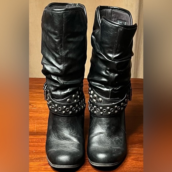 UC Candie's Mid Calf Studded Boots - Picture 2 of 8